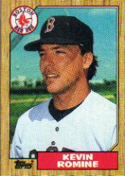 1987 Topps Baseball Cards      121     Kevin Romine